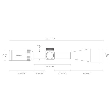 Hawke Vantage SF 6-24x44mm