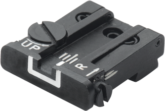 LPA Adjustable Rear Sight Glock 17 / 19 / 20 / 21 / 23 / 25 / 26 / 27 / 29 / 30 / 31 / 32