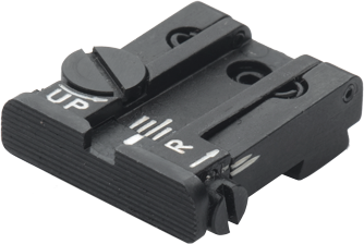 LPA Adjustable Rear Sight Glock 17 / 19 / 20 / 21 / 23 / 25 / 26 / 27 / 29 / 30 / 31 / 32