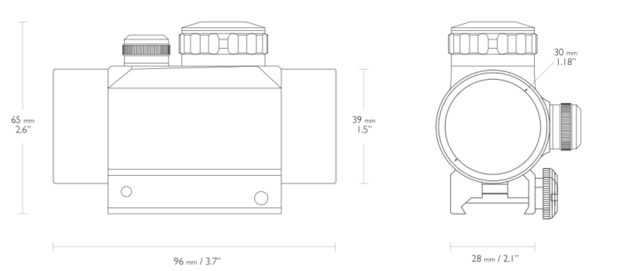 Hawke Red Dot 1x30 5MOA Picatinny