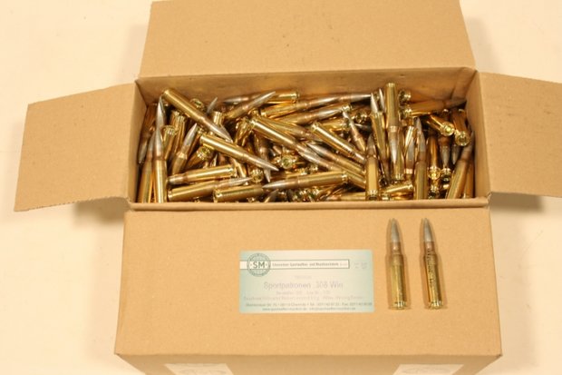 SM Chemnitzer FMJ 145grn .308Win SURPLUS (250 rounds)