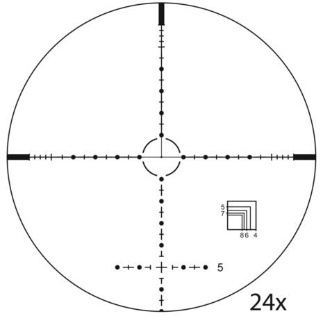 Shepherd DRS-Sniper 6-24x50mm FFP / Dual Reticle  (34mm)