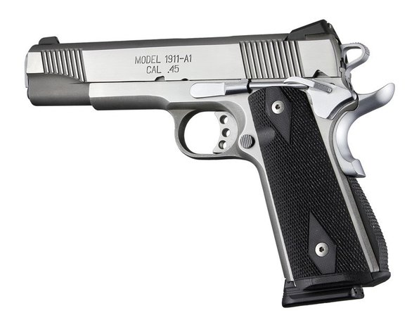 Hogue Magwellgrip + Mainspringhousing G10 Checkered Colt 1911