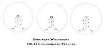Sightmark Wolfhound 3x24mm HS-223 Richtkijker