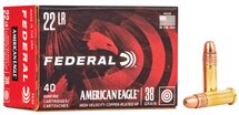 Federal American Eagle .22LR HV HP 38gr (40)