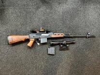 Gebruikte Zastava M76 DMR 8x57mm incl. 2 ZRAK Scopes