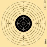 Target Airpistol 10M 17x17cm