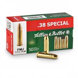 Sellier & Bellot .38 Special FMJ 158grn (50 stuks)