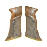 Wooden Checkered Sport Grips CZ 75 / 85