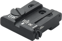 LPA Adjustable Rear Sight Glock 17 / 19 / 20 / 21 / 23 / 25 / 26 / 27 / 29 / 30 / 31 / 32