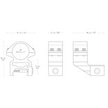 Hawke Match 25mm 2-delige Offset Kijkermontage Weaver/Picatinny