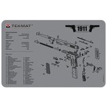 Gun Cleaning & Repair Pad 1911 Grey