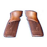 Browning HP35 Checkered Wooden Grips