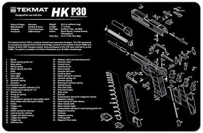 Onderleg Mat Heckler&Koch P30